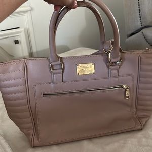 Bebe crossbody light pink purse